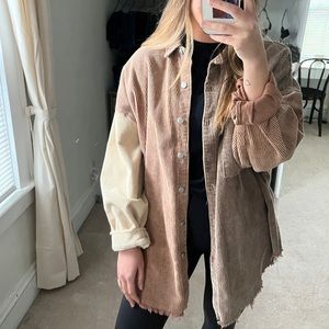 Vici oversized button down